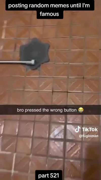 Bro pressed the wrong button ?