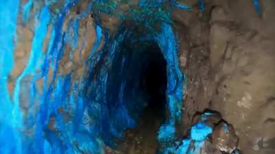 Exploring an abandoned copper mine
