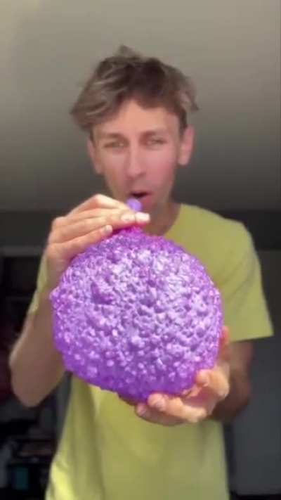 This balloon being popped