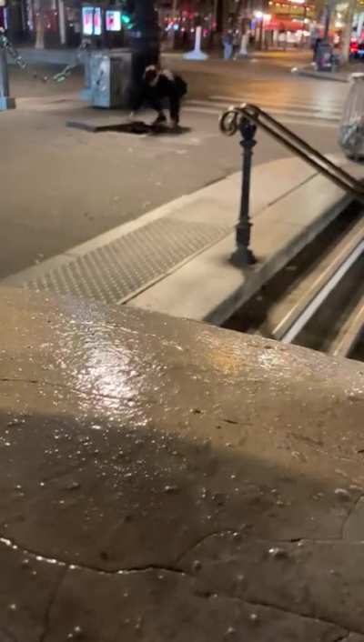 In the streets of Paris