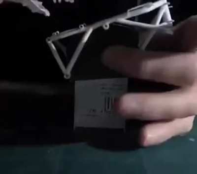 A real paper motorcycle