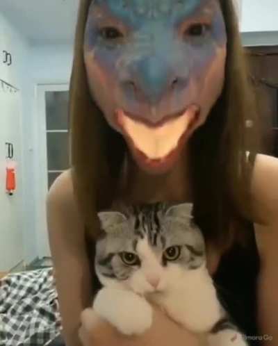 Getting freaked out by those crazy filters.