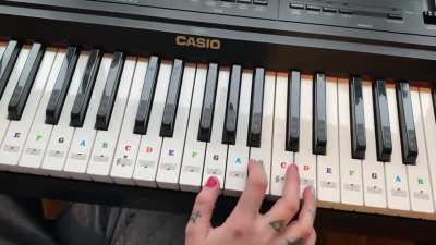 I’m 32F, beginner who has always wanted to learn piano, and learnt one of my fave songs in a few hours!??☺️