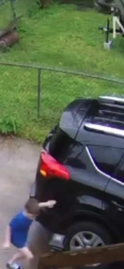 Kid doesn’t want to go to school, so he slashed moms tire.