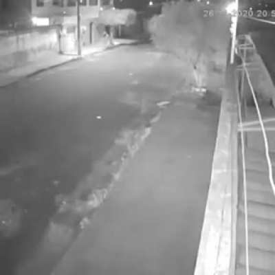 Robbers getting instant karma