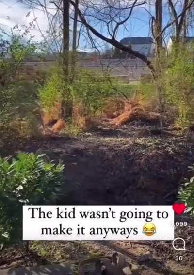 kid didn’t have a chance ?