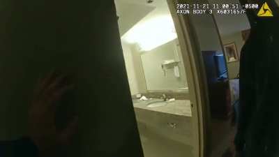 rape suspect attempt to make an epic escape leaves him disoriented and hobbled