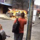 Car explosion in Mexico