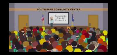 "Point of personal privilege" but it's edited as a South park clip.