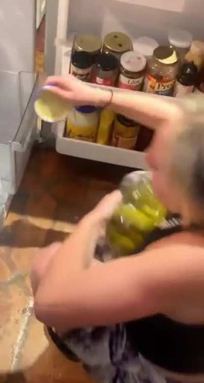 Hold my pickle please
