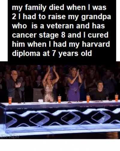 You don't need talent, just a good story!