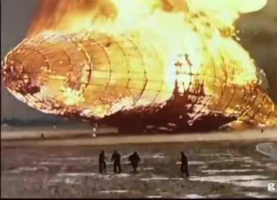 Hindenburg Disaster Colourized 1937 Manchester NJ