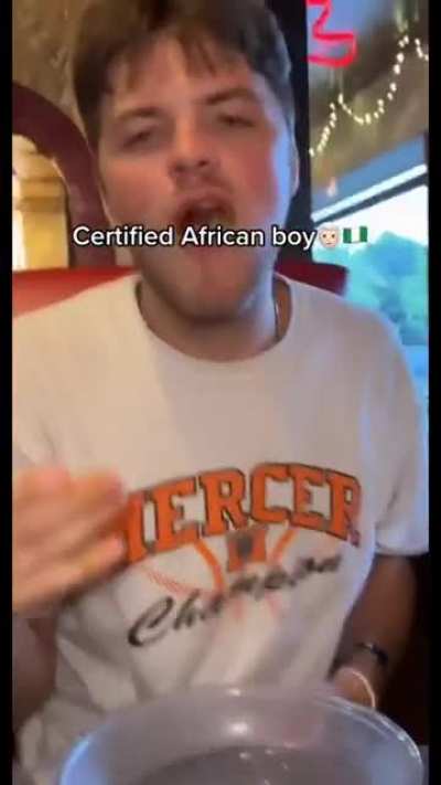 I will never be out-African'd again!