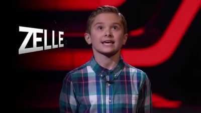 This kid has got razor sharp reflexes and some awesome vocabulary skills.