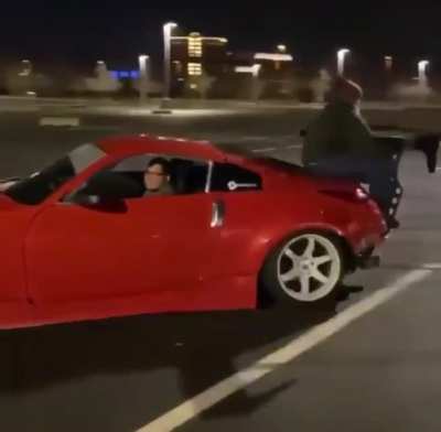 WCGW Riding on the trunk of a car