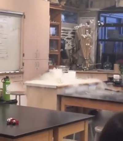 Now you see me, now you don’t but with a chemistry teacher