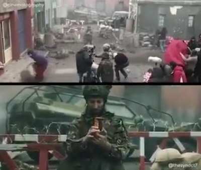 No cgi Or cutting, One shot.
