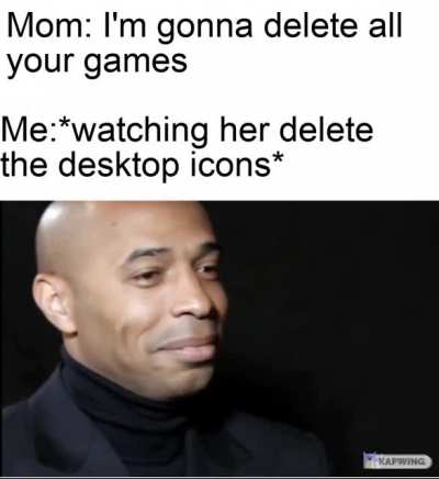 Laughs in evil