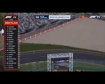 "That's the problem down there at turn 12."