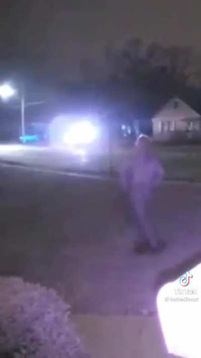Man tries to steal package from a home then sees police car