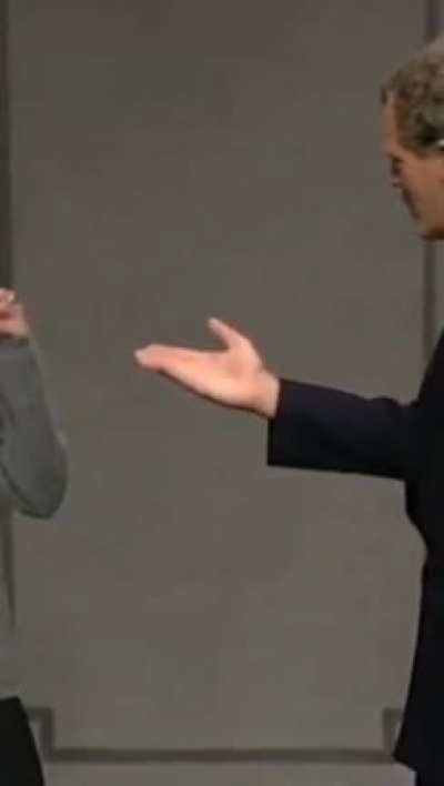 Girl performs amazing "gum trick" on David Letterman's show.