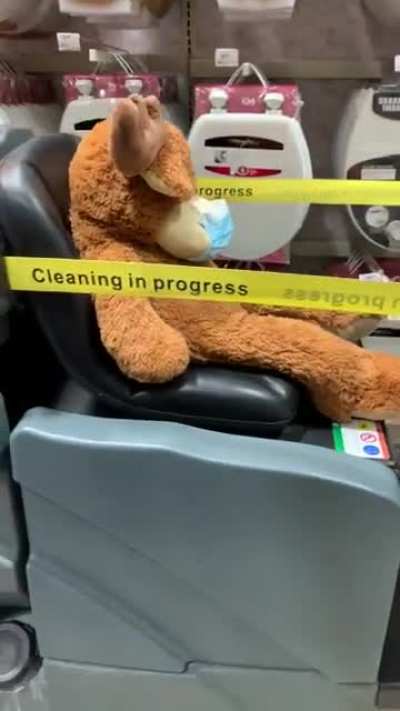 This guy is hard at work!