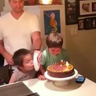 To blow out the candies