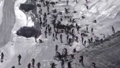Those cyclists...