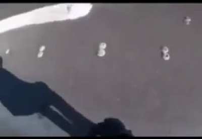Mother to son on motorcycle: "Drive safe, watch out for idiots"..... Turns out mom was the "idiot"