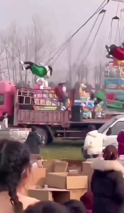Maybe run it once, without riders?
