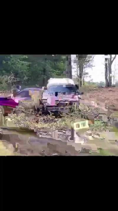 Testing the durability of a Toyota Hilux