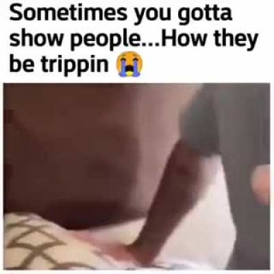 The look on the baby's face says it all