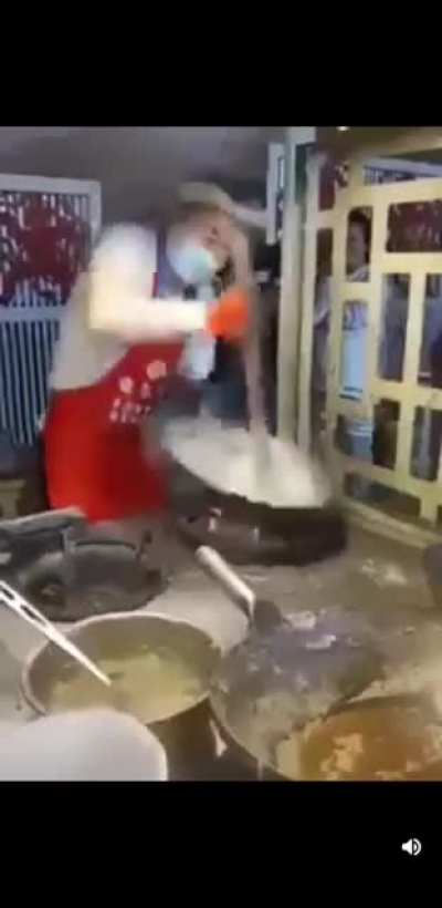 Looks tasty, wonder what he's. . . Oh my gawd