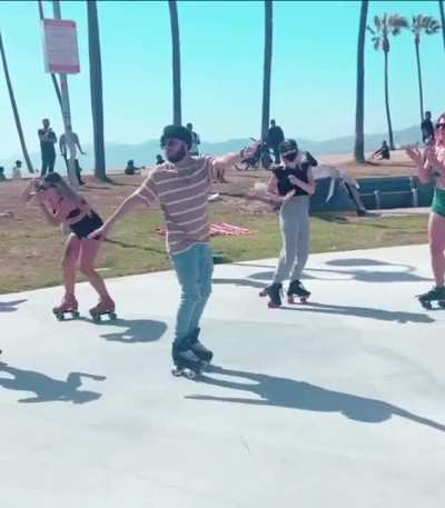 Skater Darion Reyes looking magical out in public