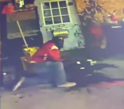 Always check your walkway when carrying liquids