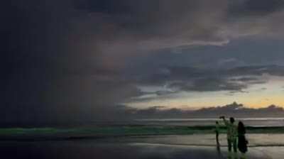 ? Dark stormy clouds swallowing the sky in Bangladesh.