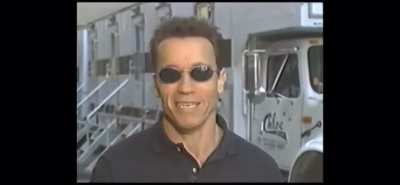Arnold is ballsy with his Cigars