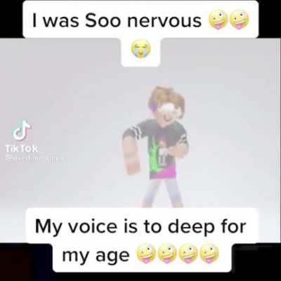 holy that deep voice is breaking the sound barrier