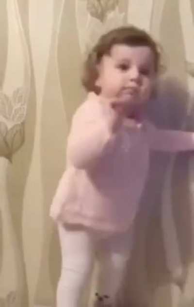This baby's lip syncing is on point