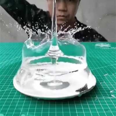 Water "cake". Credit: wmhejiu
