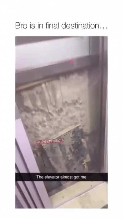 being in an elevator