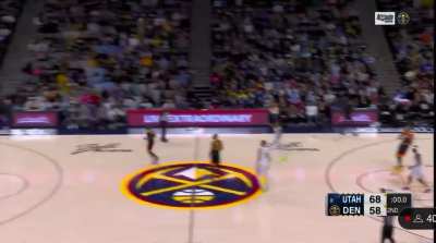 [Highlight] Gobert flings in the free throw line three after the buzzer