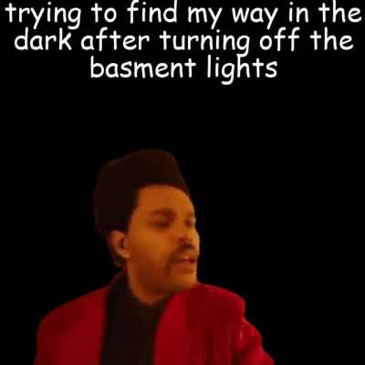 gotta run from the basement demons