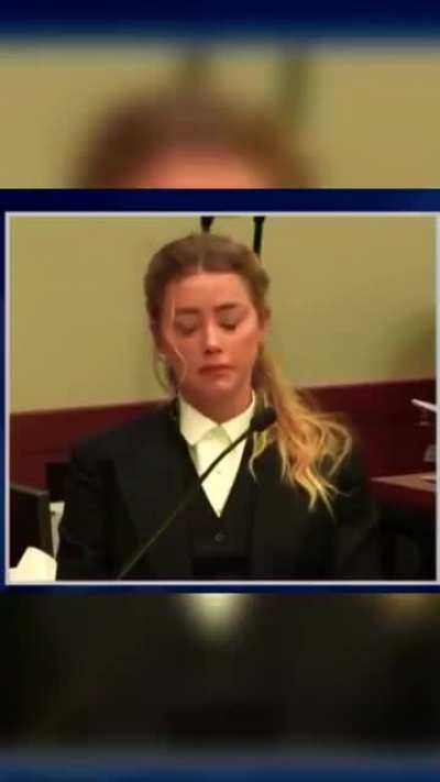 Even Amber almost broke character ?