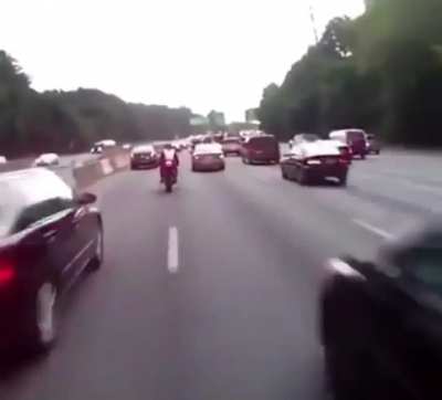 Idiots into cars count?