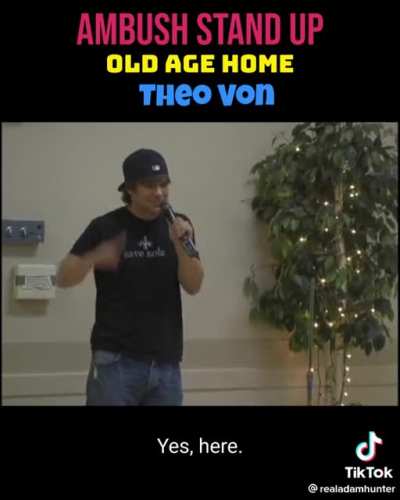 Theo Von does stand up at senior’s center
