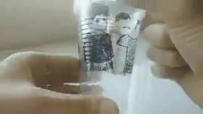 Cool art with a cup