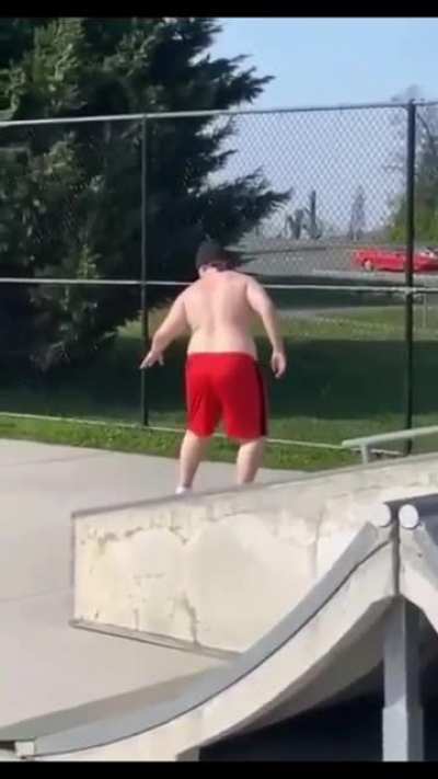 He landed it ?
