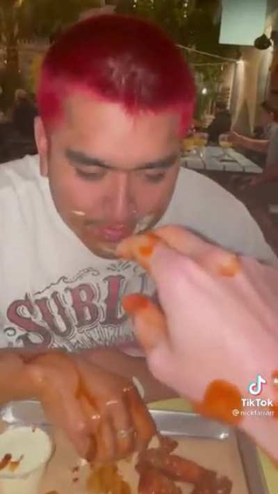 When the wings hit