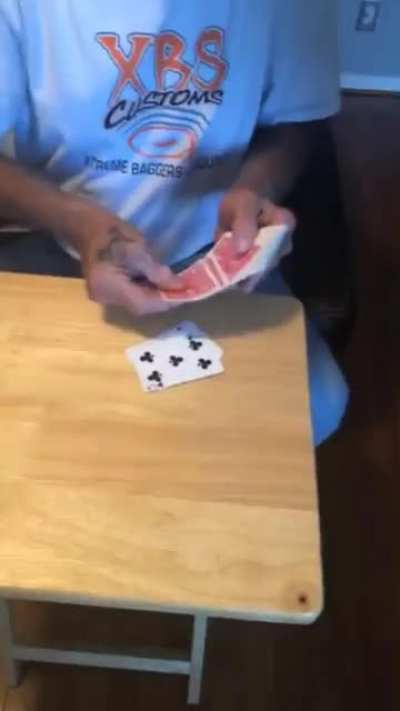The greatest card trick you’ve never seen (sound on ?)